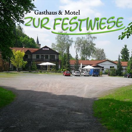 Motel Zur Festwiese Gierstadt Bagian luar foto