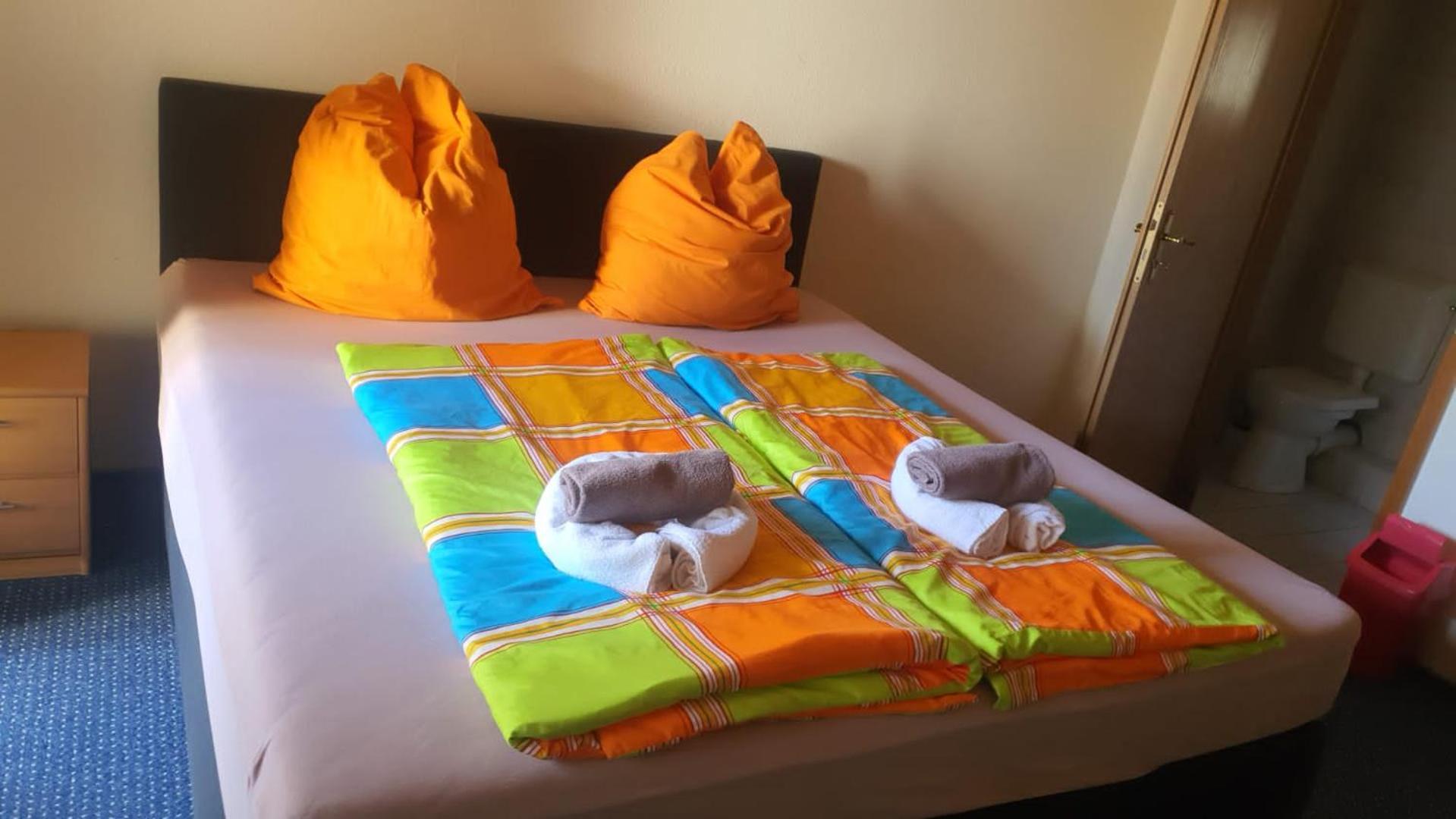 Motel Zur Festwiese Gierstadt Bagian luar foto