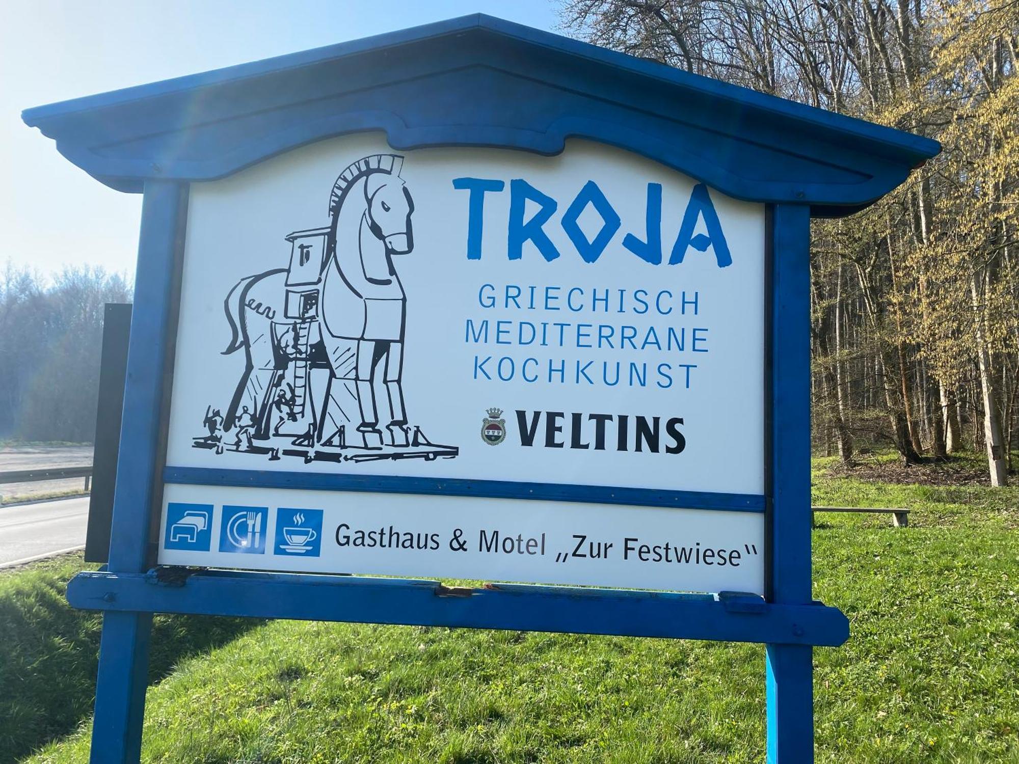Motel Zur Festwiese Gierstadt Bagian luar foto
